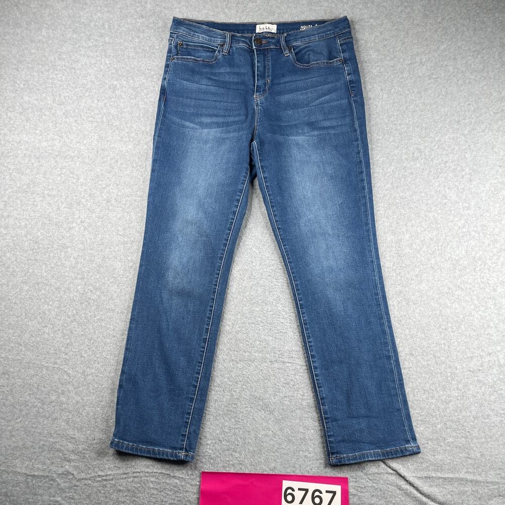 Nicole Miller New York Denim Jeans Nolita Boyfriend Casual Stretch Womens Size 8